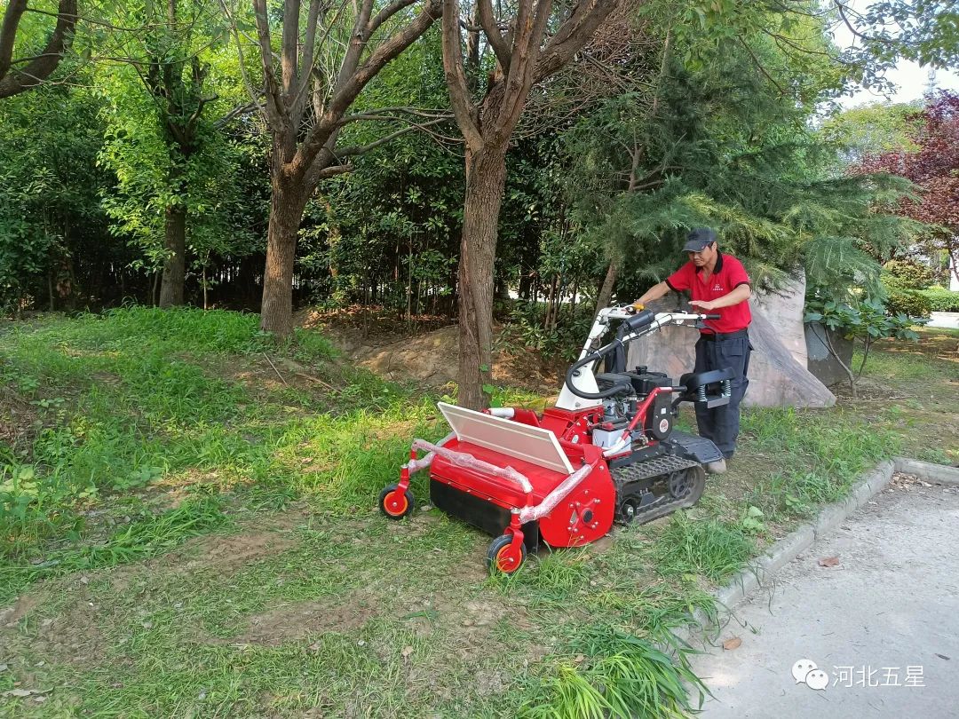 瓦爾特·御虹”WX-800型履帶自行走式堤防割草機(jī)